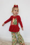 Clover Cottage Toddlers Boutique Christmas Pant Set