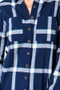 HYFVE BUTTON DOWN PLAID BOYFRIEND SHIRT