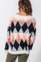 HYFVE ARGYLE V NECK SWEATER