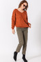 HYFVE CHUNKY KNIT PULLOVER V-NECK SWEATER