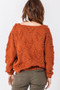 HYFVE CHUNKY KNIT PULLOVER V-NECK SWEATER