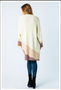COZY CASUAL KNIT OPEN FRONT COLOR BLOCK CARDIGAN