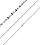 Sterling Silver 10" Twisted Serpentine Chain Anklet 