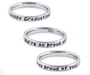 Sterling Silver "Happy Graduation! We're so proud of you!" Ring