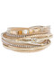 SAACHI Indulgent Beaded Rhinestone Bracelet 