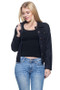 G-GOSSIP APPAREL Black Stretch Jean Jacket