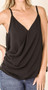 WOVEN DOUBLE LAYER CHIFFON SPAGHETTI STRAP TOP 3 COLORS