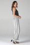 ANGIE STRIPED WIDE LEG PANTS