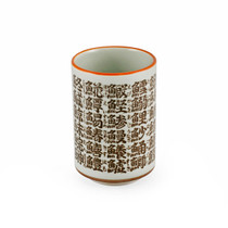 Sushi Kanji Yunomi Tea Cup 9.6 fl oz / 2.83" dia