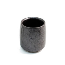 Matte Black Tea Cup 7 fl oz / 2.83" dia