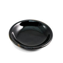 Tenmoku Glazed Black Soy Sauce Dish 3.5" dia
