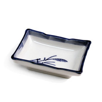 Wheat Field Soy Sauce Dish 3.58" x 2.44"
