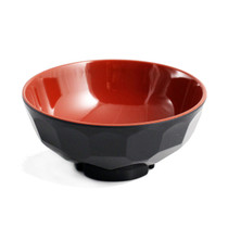 Textured Black Resin Soup Bowl 8 oz / 4.72" dia