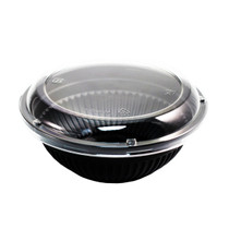 Black Take Out Bowl Medium 26 fl oz / 6.7" dia (50/pack)