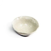 Textured Glossy White Bowl 7 fl oz / 4.72" dia