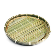 Large Bamboo Zaru Soba Basket Plate 8.63" dia