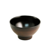 Brown & Black Soup Bowl 15 fl oz / 4.72" dia