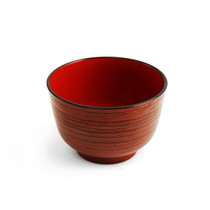 Red Lined Soup Bowl 12 fl oz / 4.21" dia