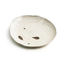 Plate with Flower Buds 7.09" x 6.5"