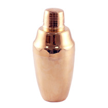 Yukiwa Copper-Plated Cobbler Cocktail Shaker 360ml (12.2 oz)