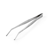 Offset Plating Tweezers 15cm