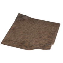 Charcoal Gray Folded Square Plate 9.65" x 9.65"