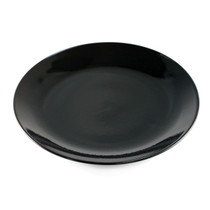 Tenmoku Glazed Black Plate 12.52" dia