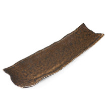 Charcoal Gray Rectangular Plate 13.19" x 4.13"