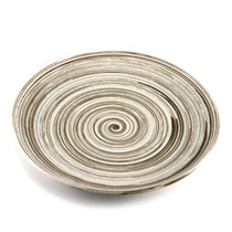 Gray Swirl Plate 11.25" dia