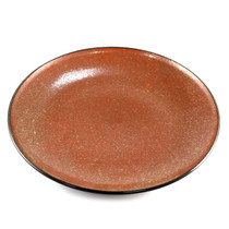 Grainy Red Plate 11.34" dia