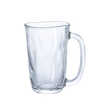 Organic Shaped Glass Beer Mug Cup 13.8 fl oz