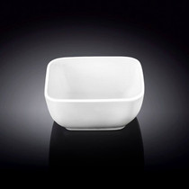 Wilmax White Square Snack Bowl 3" x 3"