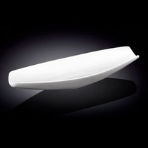 Wilmax White Rectangular Boat Shaped Bowl 12.8"