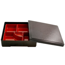 Basket Patterned Bento Box 10" x 10"