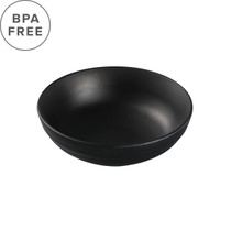 Melamine Black Matte Salad Bowl 9 fl oz / 4.88" dia