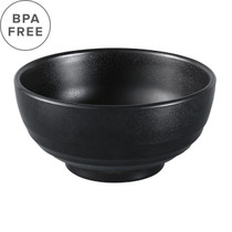 Melamine Black Grainy Noodle Bowl 40 fl oz / 7.6" dia