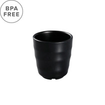 Melamine Black Matte Tea Cup 7 fl oz / 3.03" dia