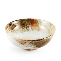 Yukishino Moss White Donburi Bowl 36 fl oz / 7.72" dia