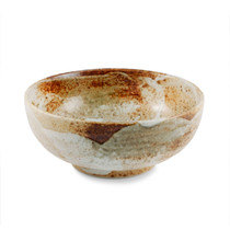 Yukishino Moss White Bowl 21 fl oz / 5.51" dia