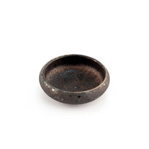 Charcoal Gray Textured Soy Sauce Dish 2.75" dia