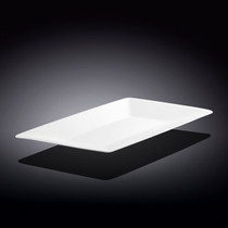 Wilmax White Diamond Plate 12.05" x 4.06"