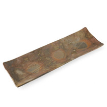 Kanayama Matte Brown Rectangular Plate 12.4" x 3.98"