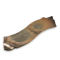 Kanayama Matte Brown Organic Shaped Plate 11.54" x 3.54"