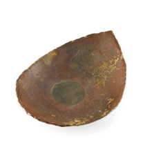 Kanayama Matte Brown Drop Shaped Bowl 8.94" x 6.69"