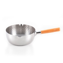 Yukihira Stainless Double Lipped Pot with Handle 7.8" dia / 71 oz