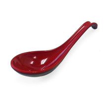 Melamine Large Red x Black Renge Ramen Spoon