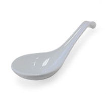 Melamine Large White Renge Ramen Spoon