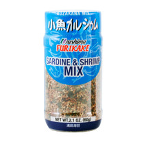 Urashima Furikake Sardine and Shrimp Mix (Kozakana Mix) 2.1oz / 60g