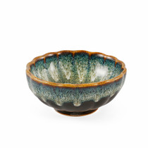 [NEW] Tenmoku Nagashi Daisy Kobachi Bowl 3.5" dia