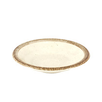 [NEW] Rimmed Ivory Dinner Plate 9.61" dia